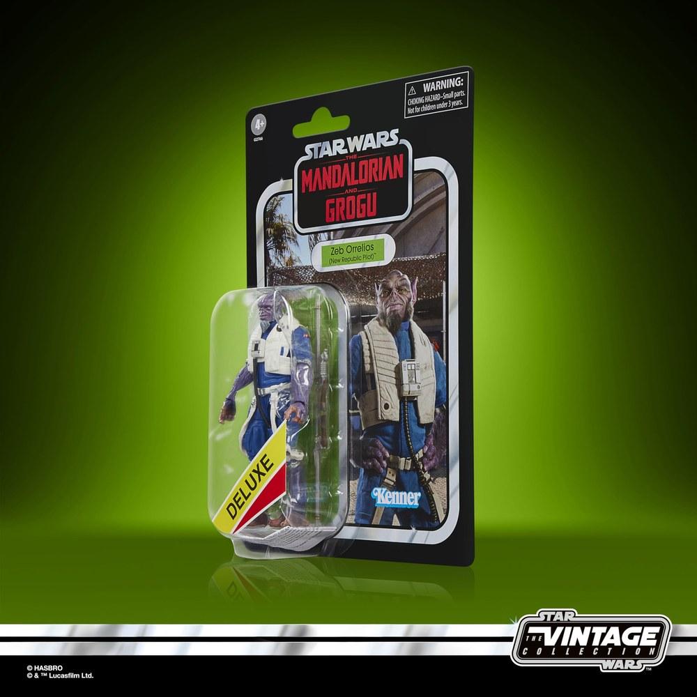 Hasbro Star Wars Vintage Collection Zeb Orrelios New Republic Pilot Action Figure 9.5 Cm G2766