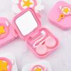Girly Heart Wings Eyeglass & Contact Lens Case Set