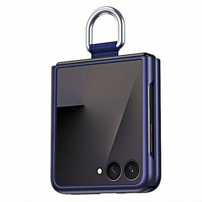 Protective Case - BOOLING - for Samsung Galaxy Z Flip 7 - Shockproof - Scratch-Resistant - Navy Blue