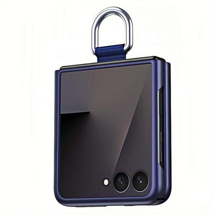 Custodia protettiva - BOOLING - per Samsung Galaxy Z Flip 7 - Antiurto - Antigraffio - Blu Navy blu