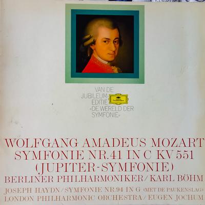 LP Record WOLFGANG AMADEUS MOZART  BERLINER   Symfonie Nr. 41 In C KV 551 Jupite 2545008 Deutsche Grammo Benelux Classical Used