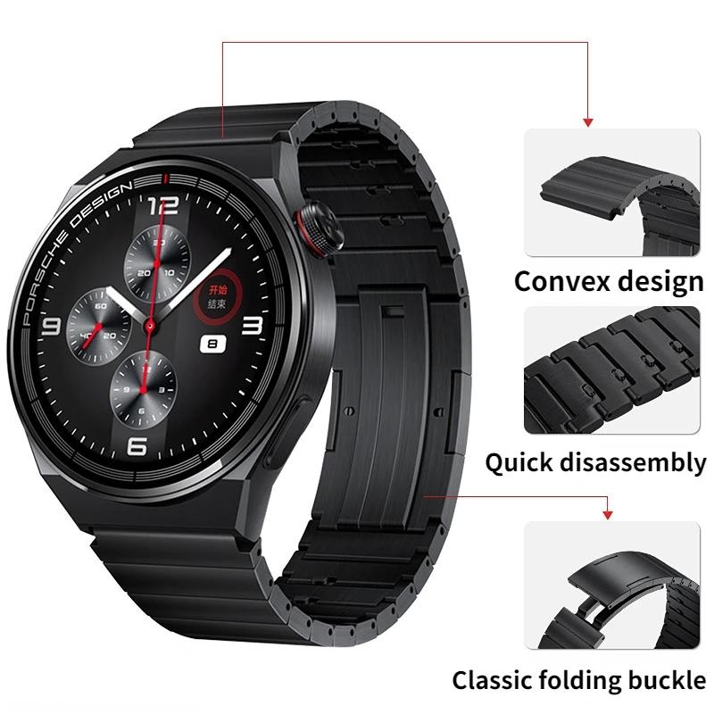 22mm Titanium Strap For Huawei Watch 6 GT4-5-6 Pro 46mm Fashion Lightweight Metal Bracelet For Amazfit GTR 4 3/Balance 2/Bip 6 5