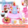 DIY Singing Birthday Cake Candle & Cutting Toy for Kids