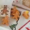 1pc Christmas Gingerbread Man Aromatherapy Candle Coffee Milk Fragrance Gift Fragrance Shape Wax Christmas Gift Fragrance Candle