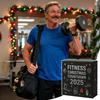Yousheng Gym Advent Calendar 2025 24 Days 2D Acrylic Fitness Gear Ornaments Christmas Countdown Calendar Gift for Athletes And Fitness Enthusiasts