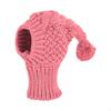 Crocheted Snood Pets Winter Warm Knitted Hat Soft,Puppy Beanie Dog for Holiday Dress Up