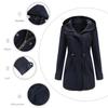 Baumwolle Mit Kapuze Windjacke frauen Frühling Herbst Lose Einfarbig Langarm Kordelzug Chic Jacke S-3XL