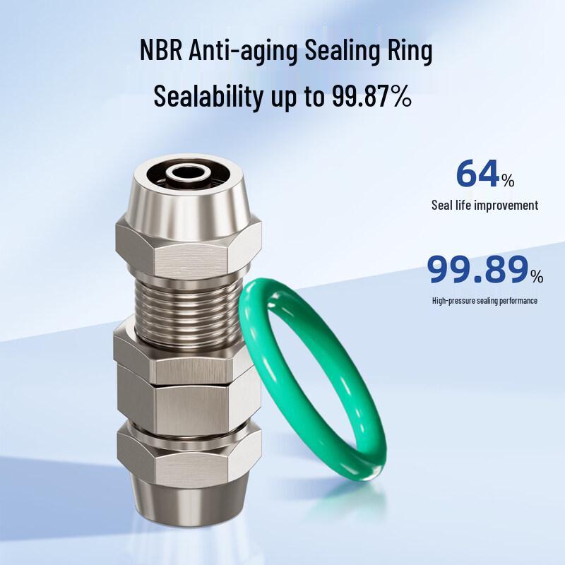 Sanas Pneumatic Quick-Connect Straight Fitting