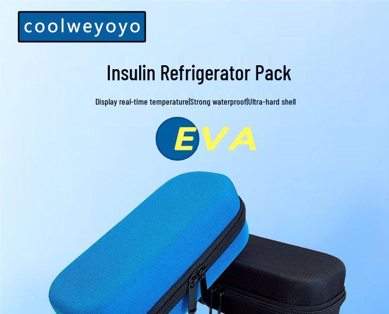 Portable Insulin Cooler Bag EVA Refrigeration Case for Medicine and Syringes
