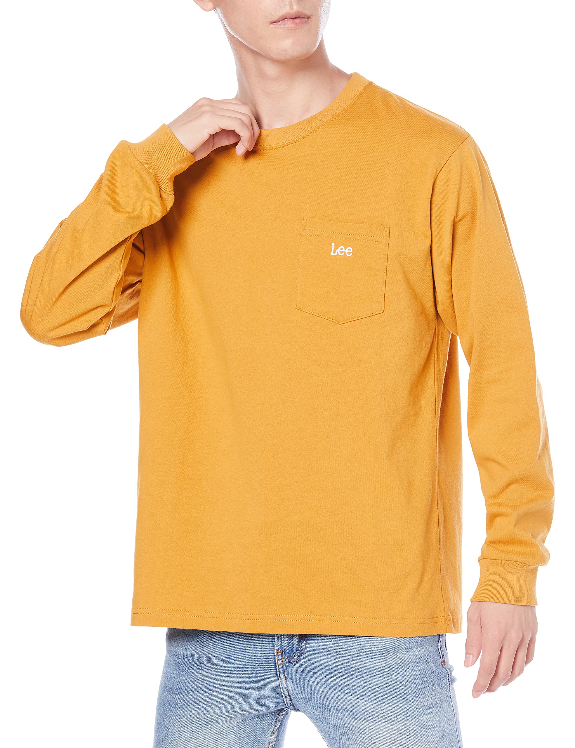 

Футболка Lee COMFORT POCKET TEE Medium с длинным рукавом, Желтая,
