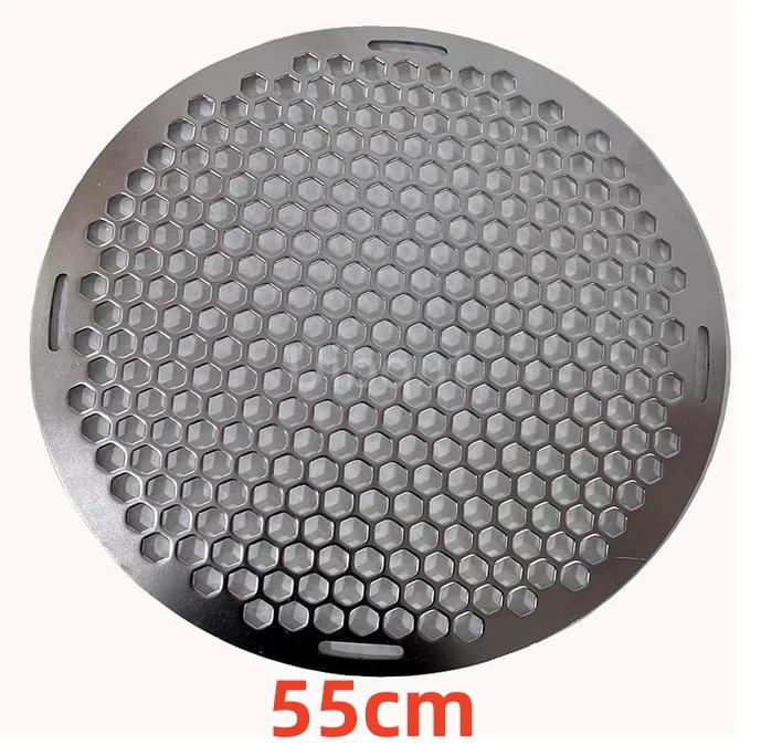15 to 60cm smooth Barbecue Round hole Cooling Baking Rack 304 Stainless Steel Wire Oven Sheet Circular BBQ Net Baking Grill