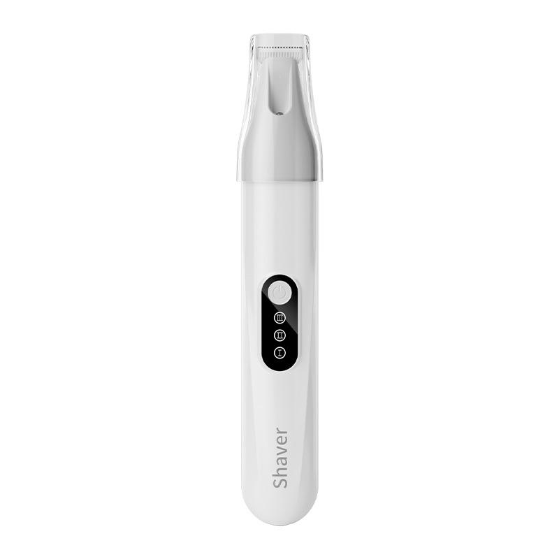 

Large and Small Dog and Cat Hair and Foot Hair LED Waterproof Pet Grooming Scissors and Trimmer Tool Pet Supplies белый