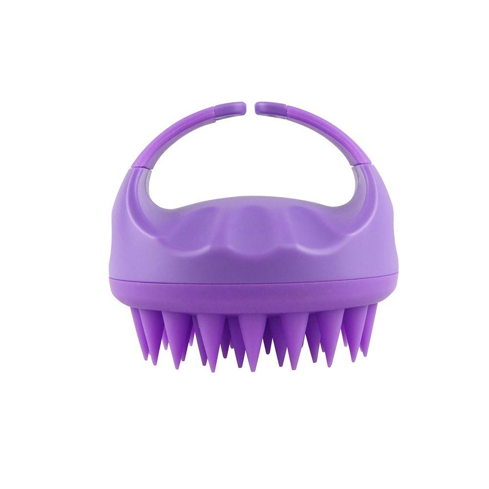 1Pcs Hair Care Tool Silicone Shampoo Brush Scalp Massager Clean Scalp Bath Massage Brush Portable Multifunctional