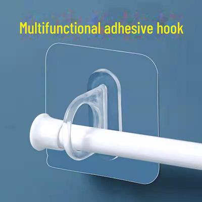 Multifunctional Punch-Free Bathroom Hook for Shampoo & Shower Gel