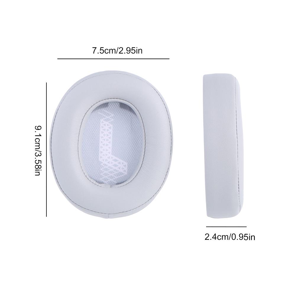 Náušníky Měkké ušní polštářky s izolací hluku pro sluchátka JBL LIVE500BT (Šedá)