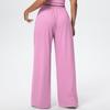Breathable Wide-Leg Loose Casual Yoga Pants with Elastic Drawstring for Women