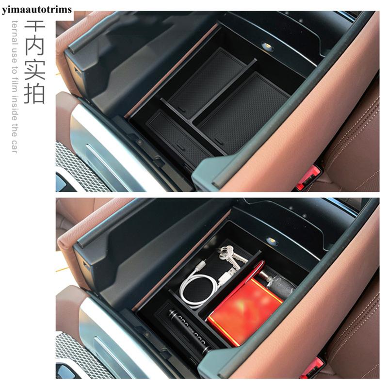 Car Central Console Armrest Storage Box Container Organizer Holder Tray Accessories Fit For BMW X5 G05 X6 G06 X7 G07  - 2024