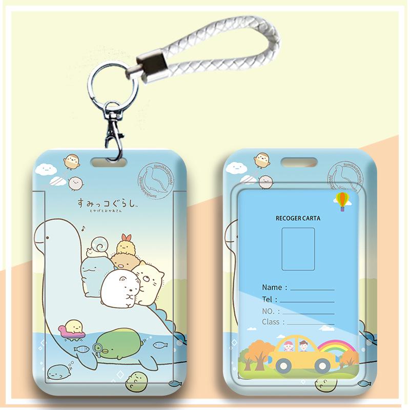 Cartoon Campus Student ID & Badge Holder Lanyard