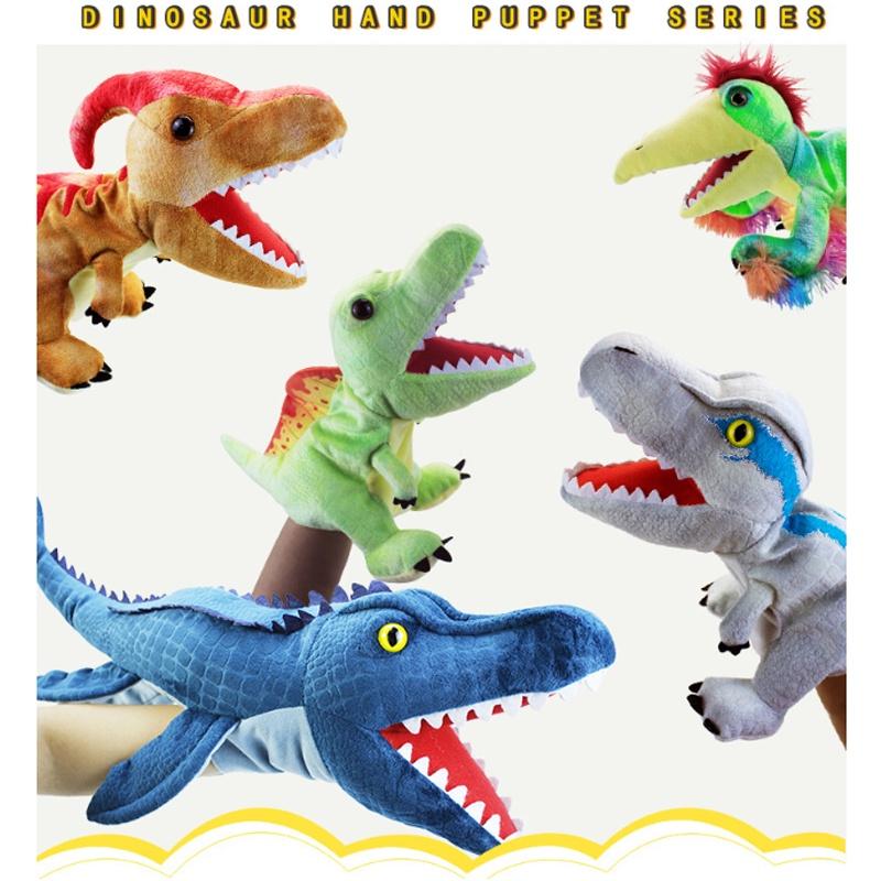 Soft And Cuddly Dinosaur Hand Puppet Plush Toy For Kids' Imaginative Playtime