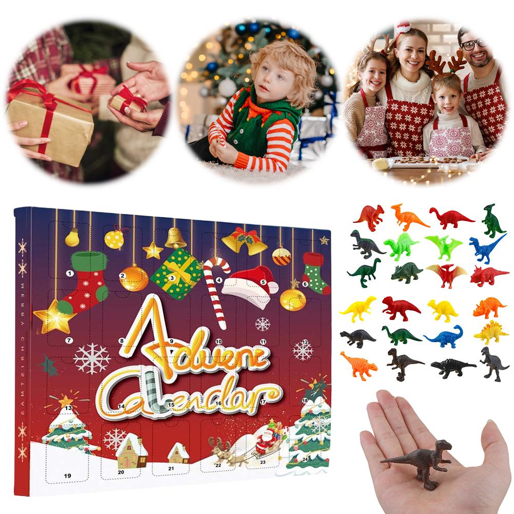 Dinosaur Advent Calendar 2025 Dinosaur Toys 24 Days Countdown Calendar Christmas Advent Calendar Gifts for Kids