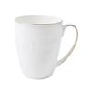 Qianxing Ceramic Gold-Rimmed Embossed Mugs (Set of 2)
