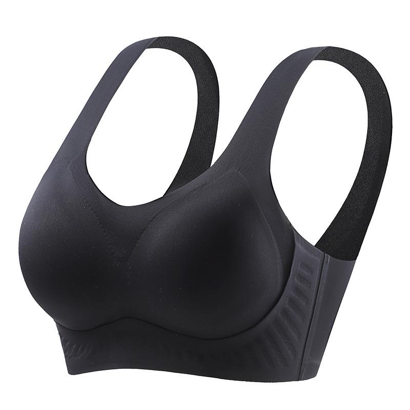 Seamless Push-Up Bra: Wire-Free, Soft, Skin-Friendly, Fixed Cup, Thin Support M