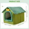 Cat Bed Cats Cave Portable for Kittens Sleeping Warm Washable Shelter Comfortable Non Slip