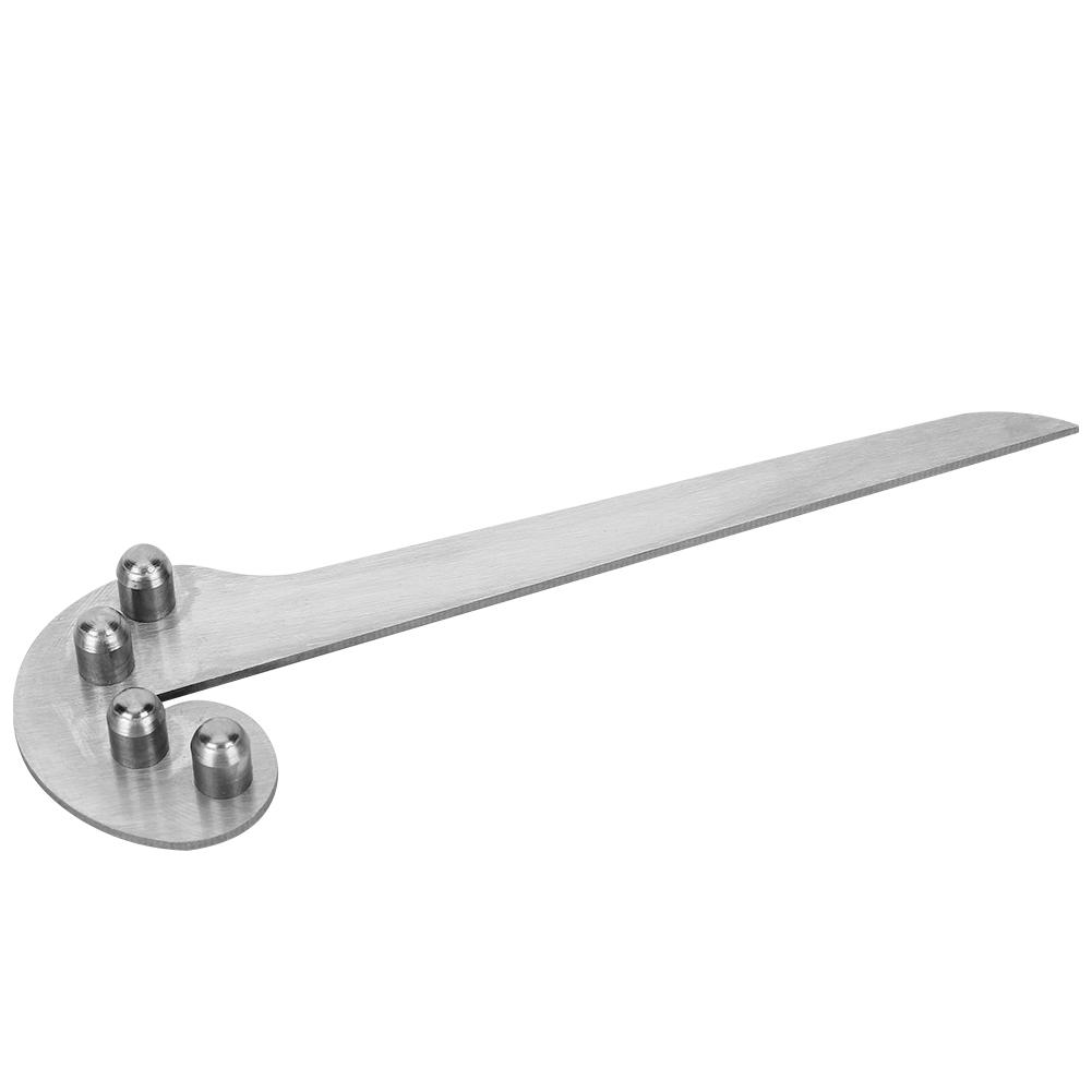 Center Gauge Wookworking Ruler Small Portable Marking Tool Stainless Steel Supplies