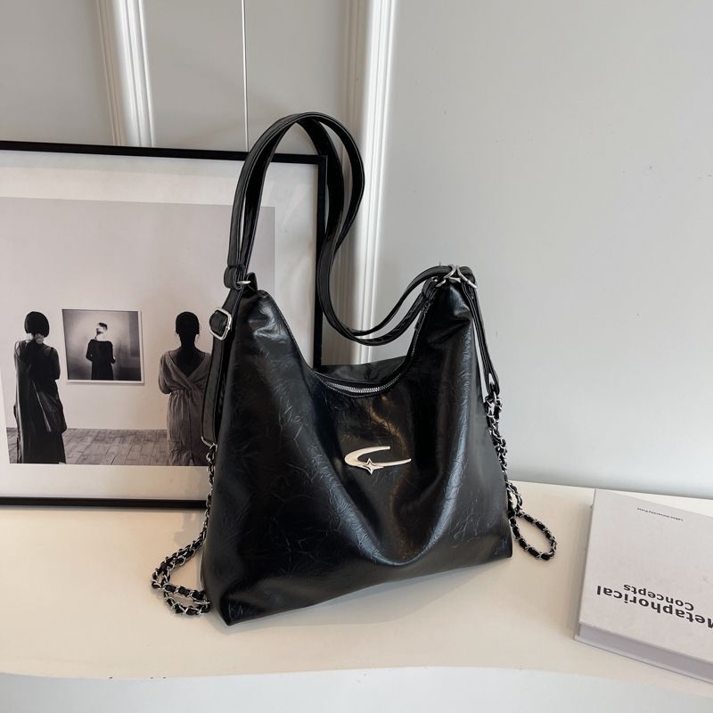 

Bag Women s Soft Surface Super Hot All-Match Shoulder Messenger Bag Black