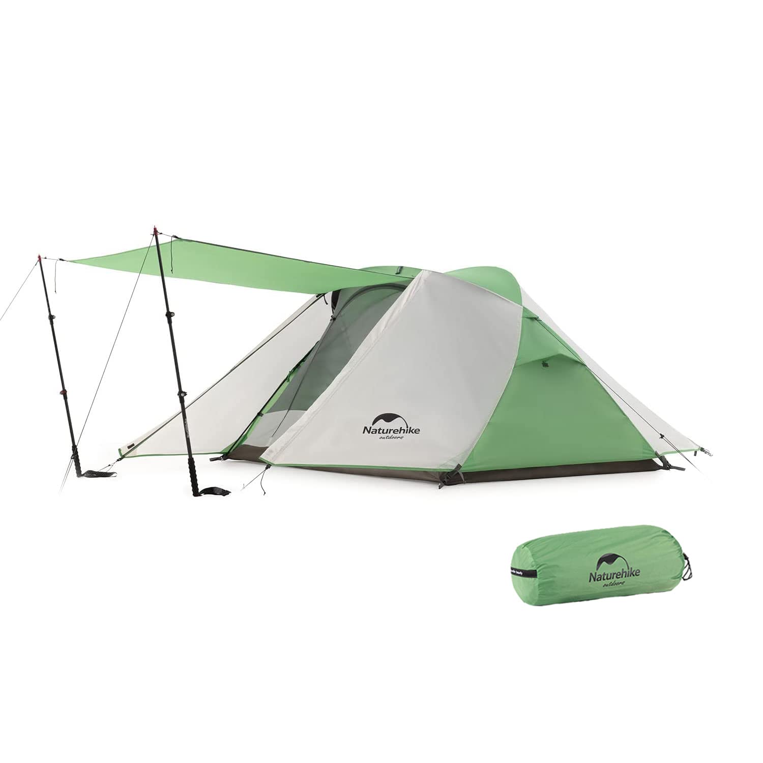 

Naturehike Tent [Butterfly] for 2 people, freestanding, double layer, cross pole, compact, ultra-lightweight, front room, outdoor, camping, mountain
