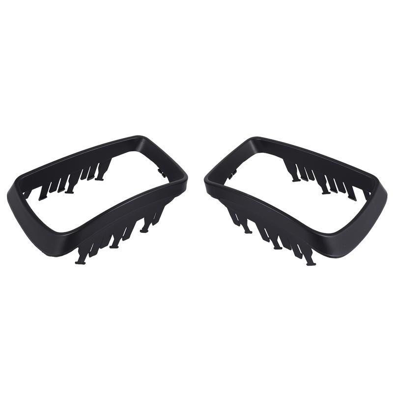 NEW-Abs Rear View Side Mirror Cover Trim Frame Decoration,Door Wing Mirror Cover For Bmw X5 E53 3.0D/3.0I/4.4I 2000-2006 Rearvie