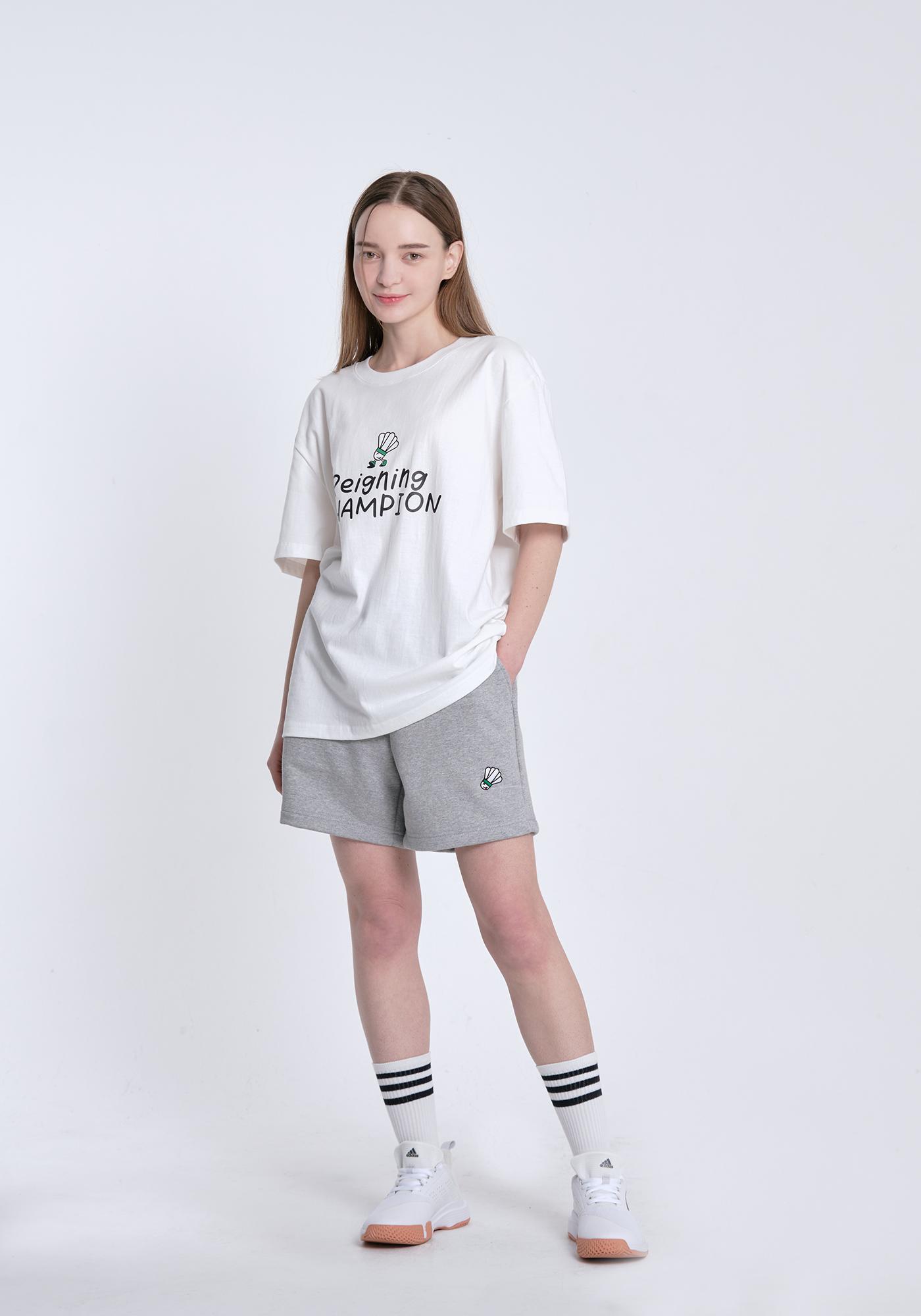 Mestari Badminton Rc T-Shirt Unisex Short Sleeve T-Shirt Ct3002 White M