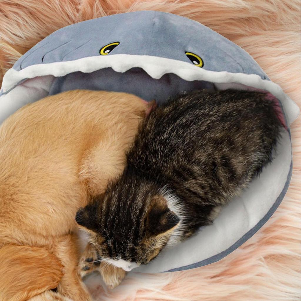 Cat Bed Shark Design Shelter Pet Supplies Indoor Cat House For Puppy Indoor Home Apartment Living Room Bedroom Balcony