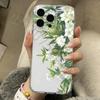 Flower Phone Case for iPhone 17 16 15 14 13 12 11 Pro Max Plus Air Mini 16E ProMax Transparent Case