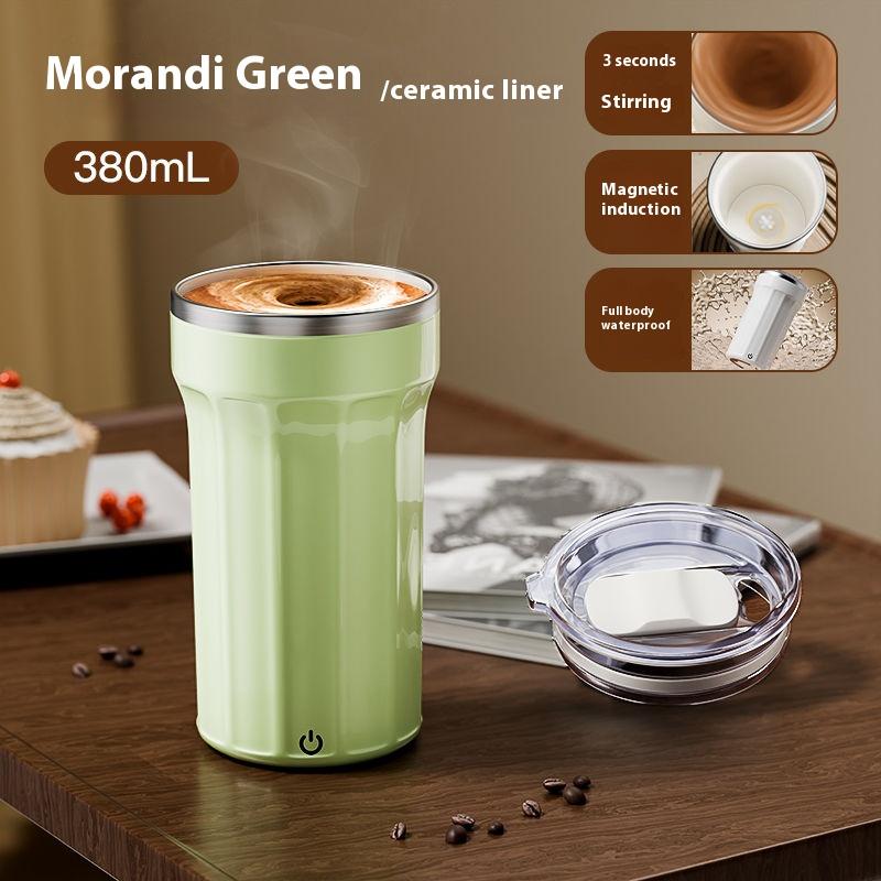 

Домашняя и кухонная автоматическая чашка для помешивания кофе, портативная термос-бутылка из нержавеющей стали, стакан для сухого молока и кофе 380ML