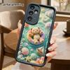 Phone Case: 2D Flat, Suitable for Samsung Galaxy A34 A35 M05 M06 S20 S22 S21 FE Plus 5G Protective Case, Sea Float Ring Little Bear, Perfect Christmas