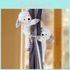 Curtain Sheep Tiebacks With Plush Animal Dolls For Kids Room Window Decoration