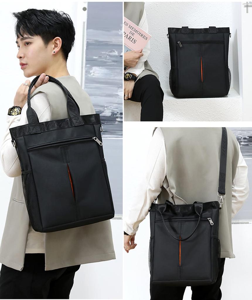 Tragetasche Schulter groß für Wasser S Größe [HIKKER-LINK] Tasche, Tasche, 3-Wege, vertikal, A4, 14-Zoll-PC, Herren, Kapazität, Pendeln, Schule, Business,