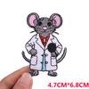 NEW Frog Cat Patch Cute Animal Embroidered Patches For Clothes Cartoon Patch Iron On Patches For Clothing Jackets Hats Sew DIY