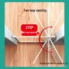 Large No-Drill Pet Gate: Dog Isolation, Cat Guardrail, and Anti-Cat Barrier
