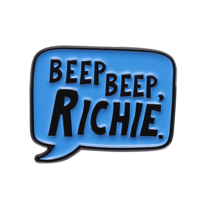 Creative And Fun Cartoon Style Alphabet Collection Metal Alloy Brooch Set For All