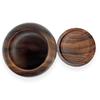 Handcrafted Soushiju wooden go box for go stones up to size 33. Dense wood grain, beautiful wood grain, crafted from natural Soushiju wood. Hard,