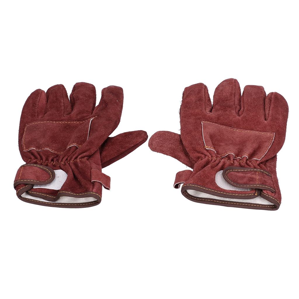 Gants Anti-Brûlure Haute Température et Résistants Gants Protecteurs pour Camping Barbecue(Jaune )
