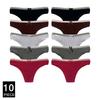 Panties for Woman Cotton Sexy Underwear Ladies Bikini Girls Briefs Soft Knickers Low Waist Intimates Lingerie  10Pcs/set