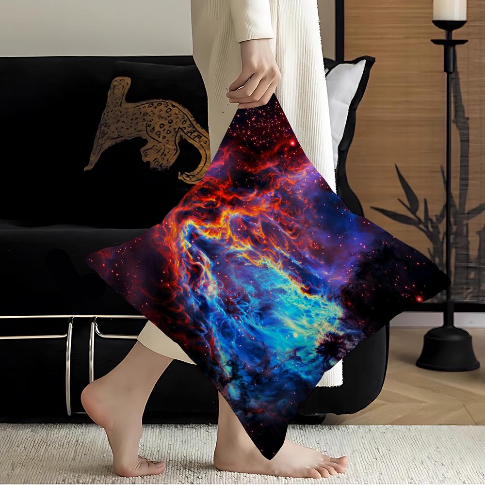 Cosmic Galaxy Decorative Room Aesthetics Pillow Case Home Decor Bedroom Sofa Bed Couch Pillow Cover 45x45