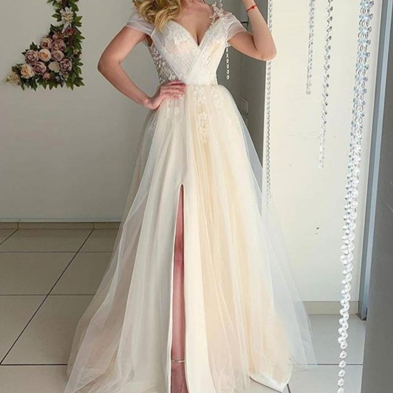Chiffon Sleeveless Evening Gown 