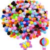 Caydo 100 kusů 1palcový pom poms pro hobby potřeby a vlastní kreativní řemesla