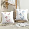Beautiful Butterfly Cushion Cover Soft Plush Throw Pillow Cover | Double-Sided Decorative Cushion Case | Sofa Bedroom Home Decor