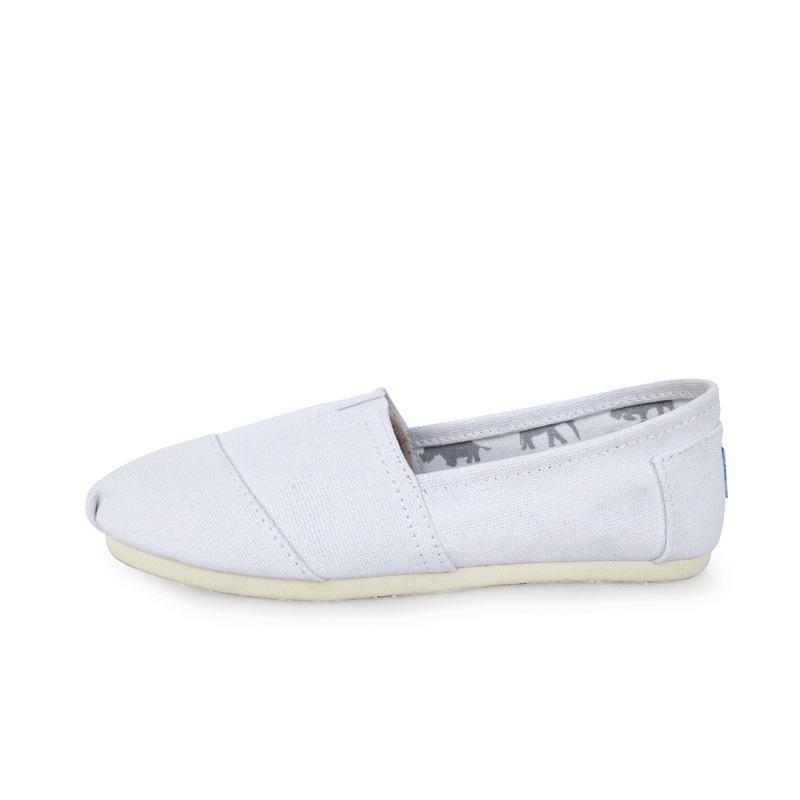 Spring/Summer Linen Slip-On Loafers - Hard Sole Casual Shoes