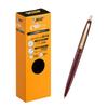 Bic Japan Bic Click Gold Ballpoint Smooth Burgundy CFCGBUR05BLKJ Pen, 0.5, Oil-Based, Black, Barrel, 12-Piece Set,